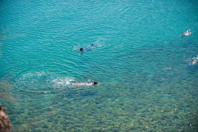Snorkeleando en Baja